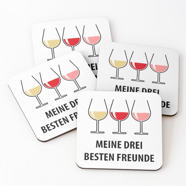 Item preview, Meine Drei Besten Freunde (Wine / Bulbous Open) designed and sold by Roderix.