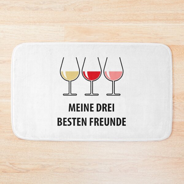 Item preview, Meine Drei Besten Freunde (Wine / Bulbous Open) designed and sold by Roderix.