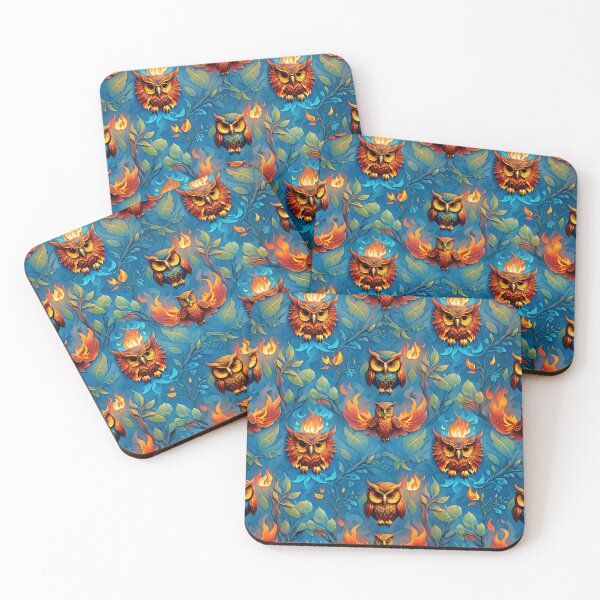 Item preview, Owls Seamless Pattern designed and sold by Korral.