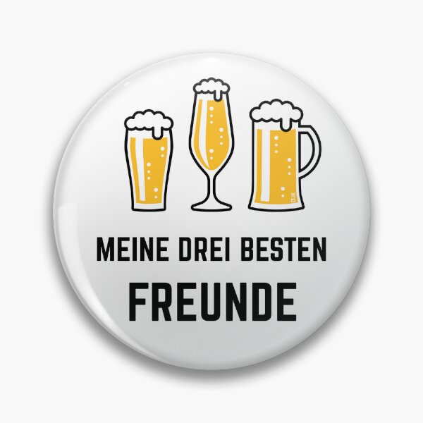 Artikelvorschau, Meine Drei Besten Freunde (Bier / Biergläser / 2C) entworfen und verkauft von Roderix.