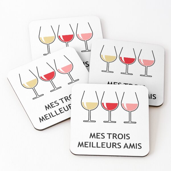 Item preview, Mes Trois Meilleurs Amis (Wine / Open Bulbous) designed and sold by Roderix.
