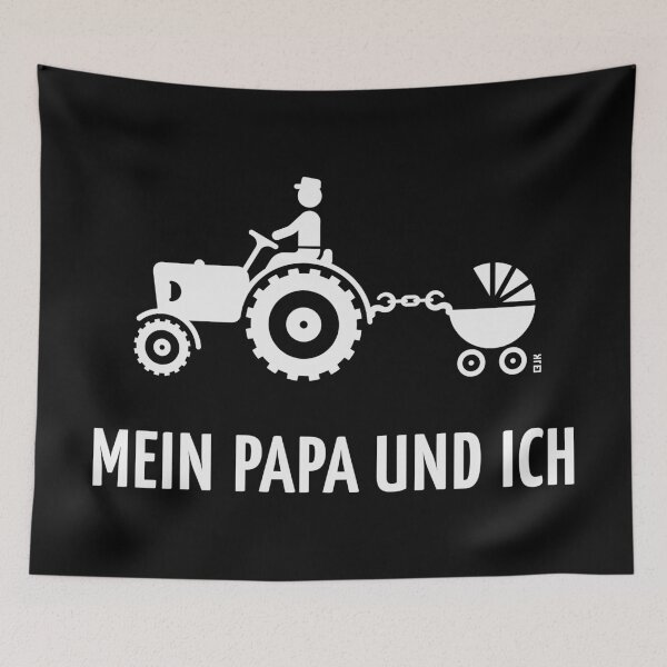 Item preview, My Dad and I (Farmer, Tractor & Stroller / White) designed and sold by Roderix.