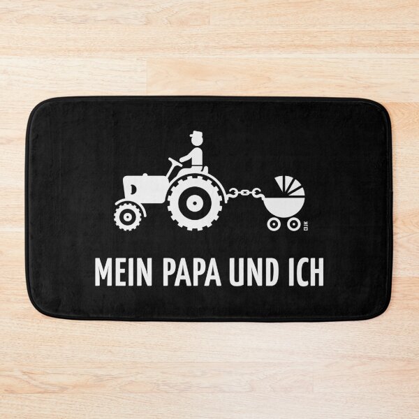 Item preview, My Dad and I (Farmer, Tractor & Stroller / White) designed and sold by Roderix.