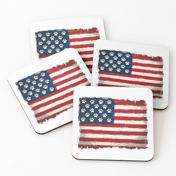 Item preview, American Flag - Pet Theme designed and sold by Crazy Before Cats.