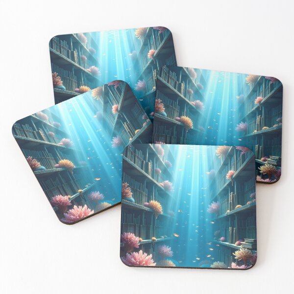 Item preview, The Sunken Library of Coral Wisdom designed and sold by oanaunciuleanu.