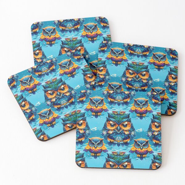 Item preview, Owls Seamless Pattern designed and sold by Korral.
