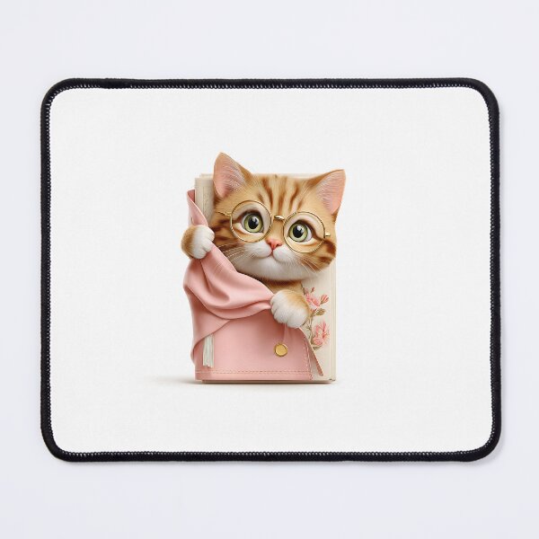 Item preview, Bookish Cat Art designed and sold by IssaraStudio.