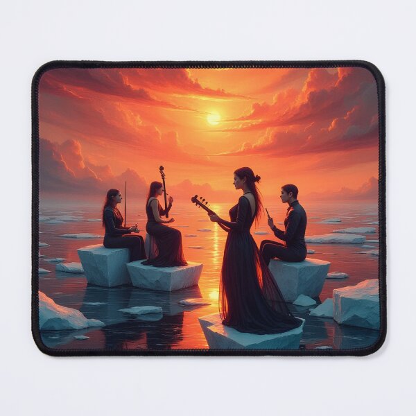Item preview, Harmony Amidst the Fiery Twilight designed and sold by oanaunciuleanu.