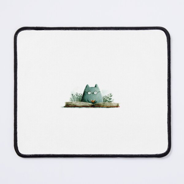 Item preview, Cute Cat Peeking from Book Drawing designed and sold by IssaraStudio.