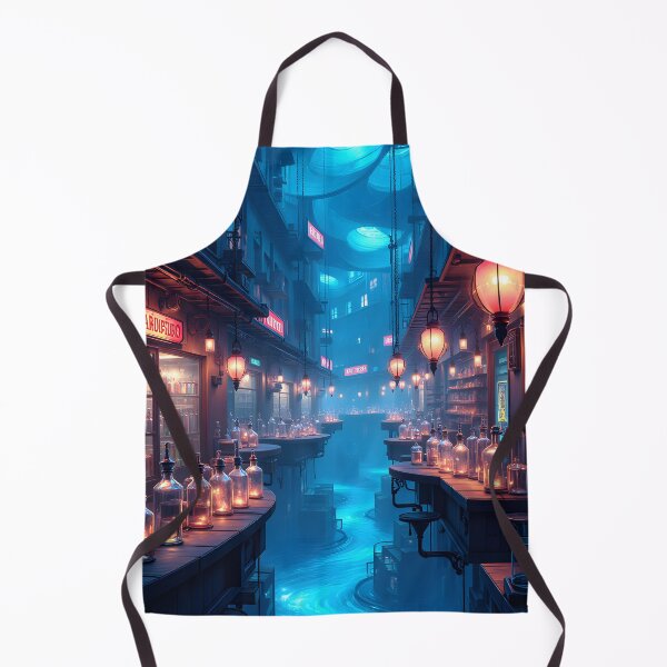 Item preview, Neon Alley of Luminescent Spirits designed and sold by oanaunciuleanu.