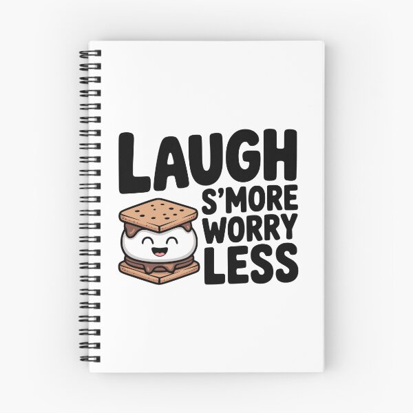 Item preview, Laugh S'more Worry Less! Cute S'more Pun designed and sold by PMCreative.