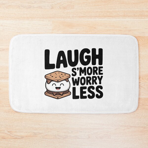 Item preview, Laugh S'more Worry Less! Cute S'more Pun designed and sold by PMCreative.