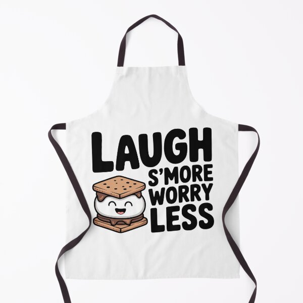 Item preview, Laugh S'more Worry Less! Cute S'more Pun designed and sold by PMCreative.