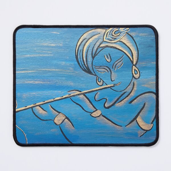 Item preview, Krishna and flute designed and sold by poojaPauArts.