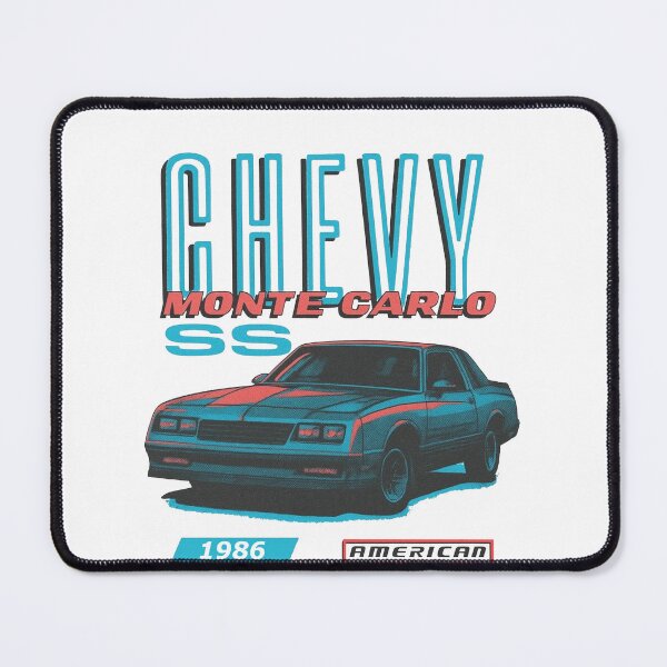 Item preview, 1986 Chevy Monte Carlo SS Neon Retro Muscle Car Throwback designed and sold by TheArtOfCar.
