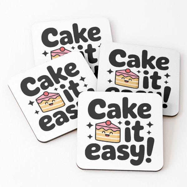Item preview, Cake It Easy! Cute Cake Pun designed and sold by PMCreative.