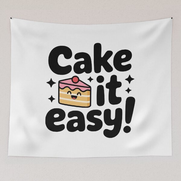 Item preview, Cake It Easy! Cute Cake Pun designed and sold by PMCreative.