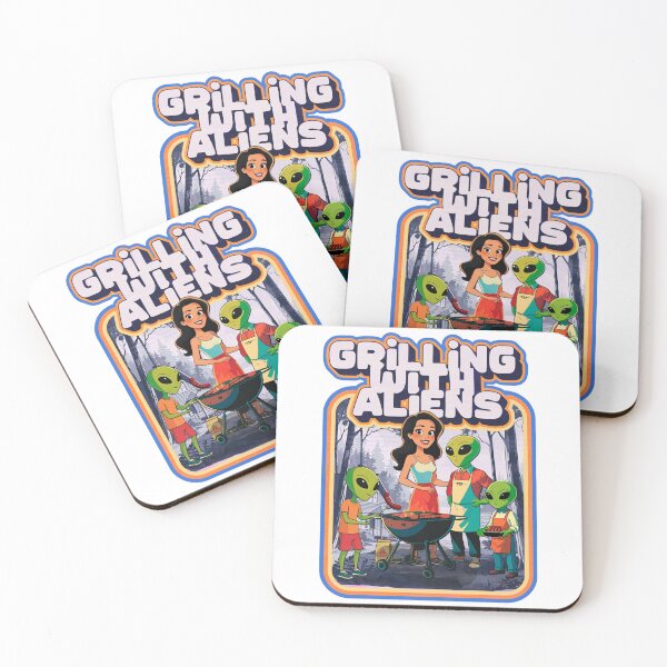 Item preview, GRILLING WITH ALIENS designed and sold by ZimnyDran.