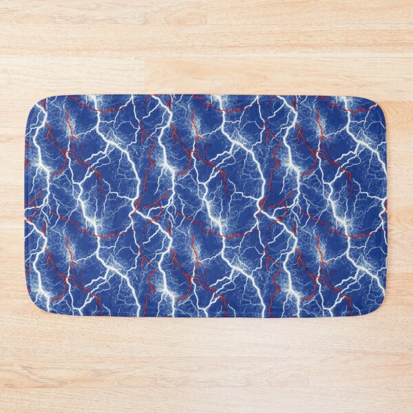 Item preview, Blue Red and White Lightning Storm designed and sold by 1pmsunday.