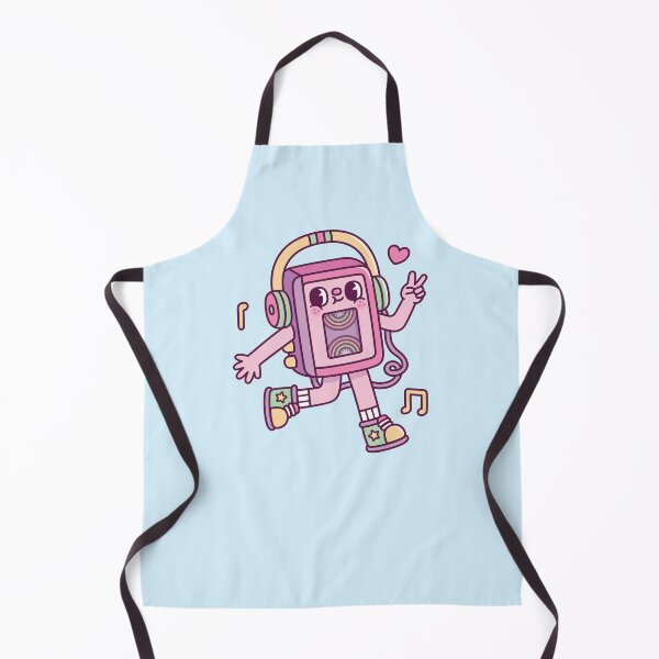 Item preview, Cute Cassette Tape Player Listening To Music designed and sold by rustydoodle.