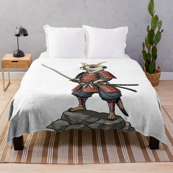 Item preview, Samurai Meerkat Warrior - Cute Bushido Animal Art designed and sold by k3rstman1.