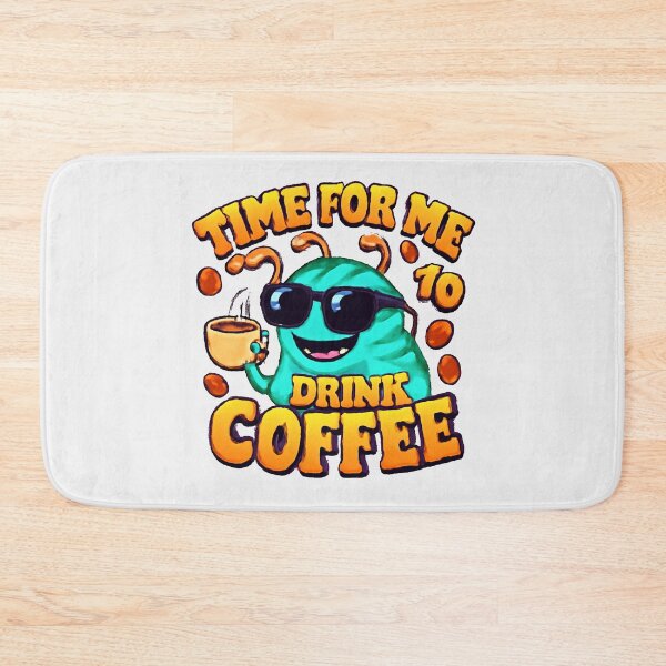 Item preview, Time For Me To Drink Coffee, Funny Coffee Time, Whimsical Character Coffee Lover designed and sold by dmr studio.
