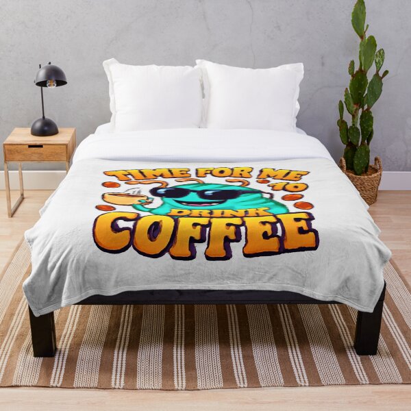Item preview, Es hora de tomar café, hora del café divertida, personaje caprichoso amante del café designed and sold by dmr studio.