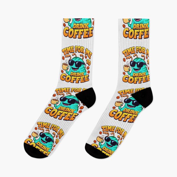 Item preview, Time For Me To Drink Coffee, Funny Coffee Time, Whimsical Character Coffee Lover designed and sold by dmr studio.
