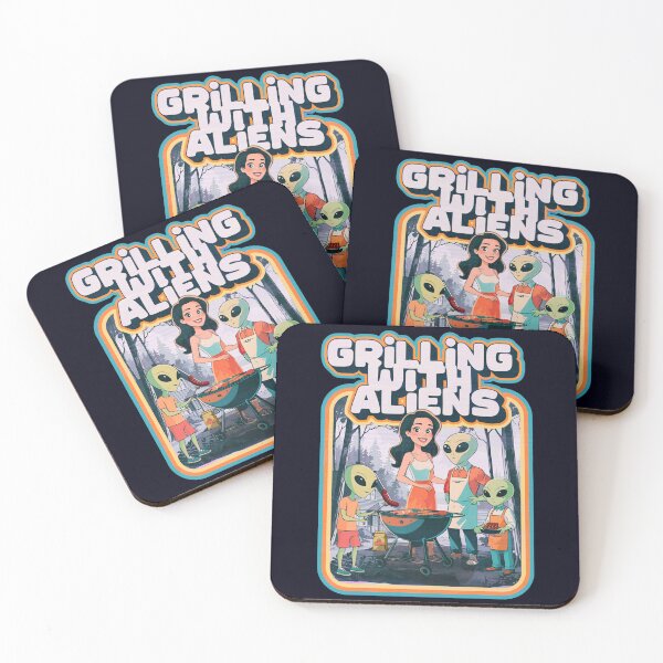 Item preview, GRILLING WITH ALIENS designed and sold by ZimnyDran.