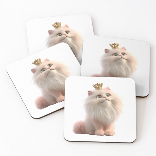 Item preview, Royal Cat with Crown Illustration designed and sold by IssaraStudio.