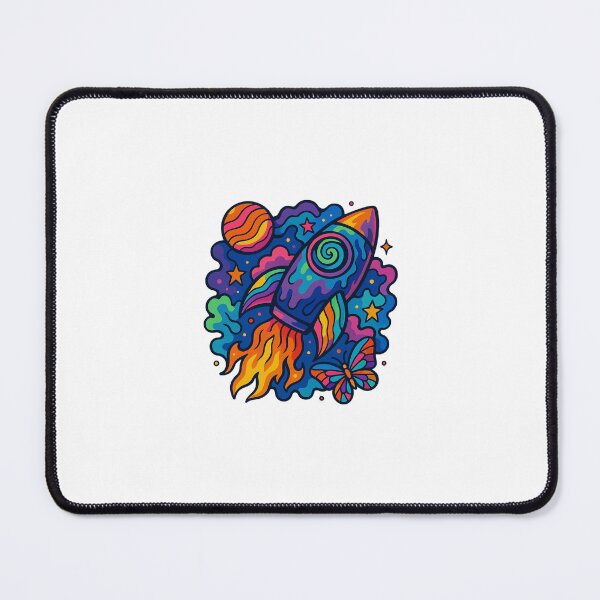 Item preview, Cosmic Trip – Rocket into the Chaos of Colors designed and sold by UltimateShadow.