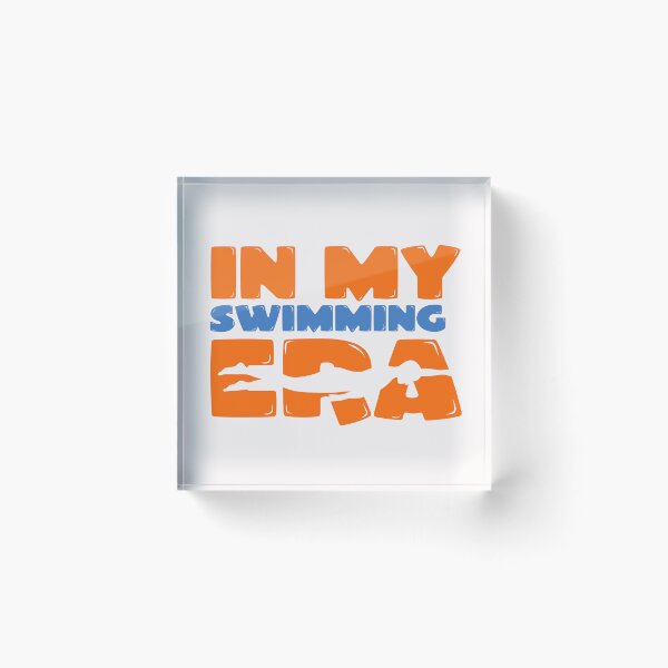 Item preview, In My Swimming Era Bold Statement Pool Swimmer Style designed and sold by LaneLineThreads.