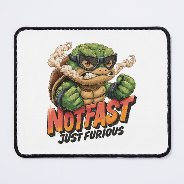 Item preview, Not Fast, Just Furious Turtle designed and sold by hamishby.