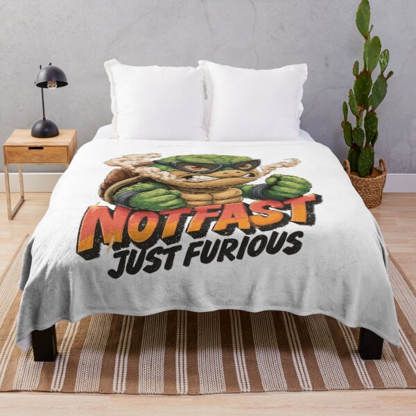 Item preview, Not Fast, Just Furious Turtle designed and sold by hamishby.
