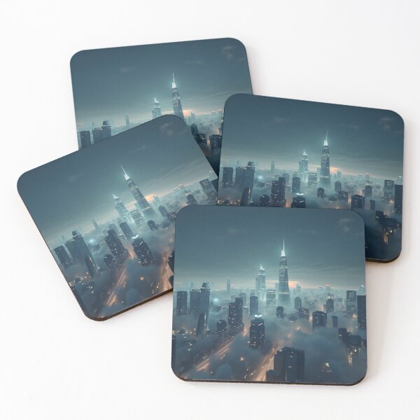 Item preview, Fog in a modern city 4 designed and sold by Made-by-Gus.