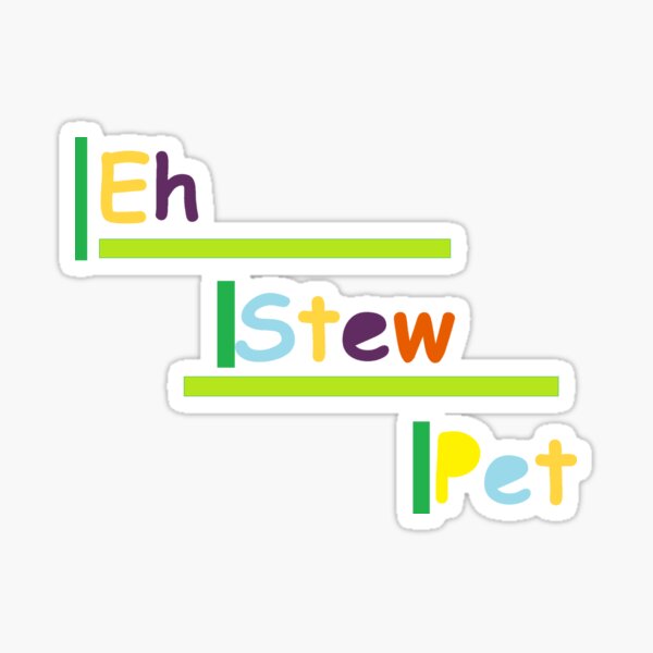 Item preview, Eh Stew Pet designed and sold by PickYerSticker.