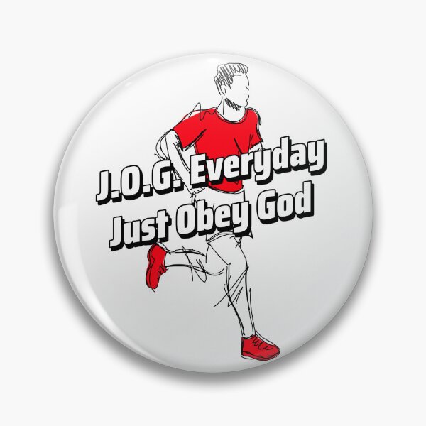 Item preview, Obey God and Jog everyday designed and sold by TurtleLorac.