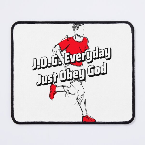 Item preview, Obey God and Jog everyday designed and sold by TurtleLorac.