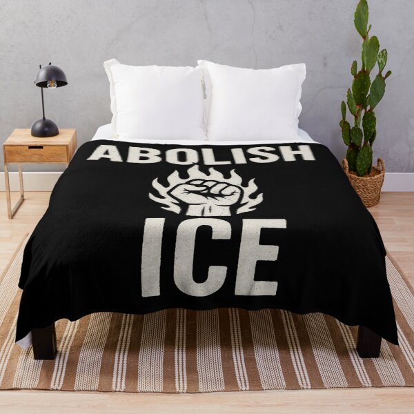 Item preview, ABOLISH ICE – Protest Fist in Flames Design designed and sold by Rantrix.
