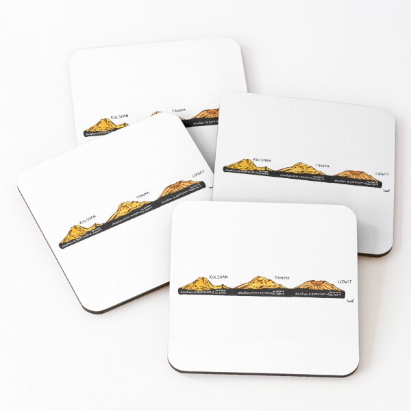 Item preview, Major Peaks of Washington Cascades - Kulshan, Tahoma, Loowit  designed and sold by Fernheart Designs.
