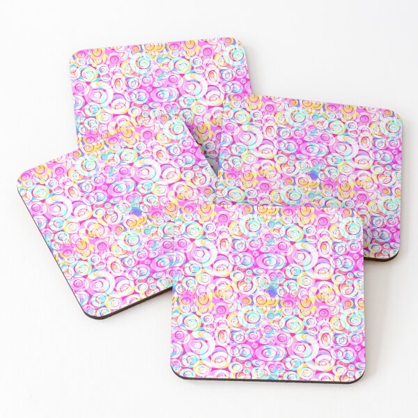 Item preview, Colorful Abstract Circles Party Print Seamless Repeat designed and sold by Sharon Schwalbe.