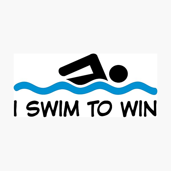 Item preview, Swim to win designed and sold by Vectorqueen.