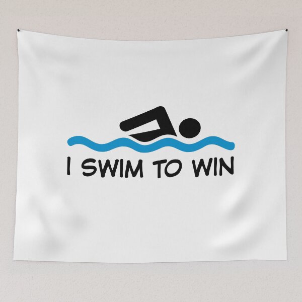 Artikelvorschau, Swim to win entworfen und verkauft von Vectorqueen.