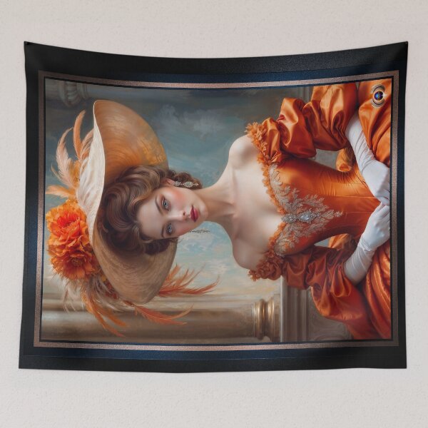 Item preview, An Elegant Moment; Exploring The Alluring Beauty Of Amalia Vaagner Mesmerizing AI Concept Art by Xzendor7 designed and sold by Xzendor7 Digital Art Creations.