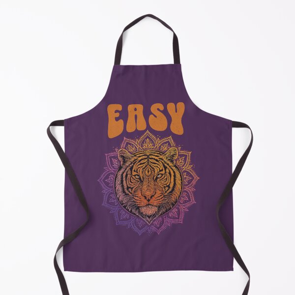 Item preview, Psychedelic Tiger Mandala Distressed Art Print Easy Word Poster Spiritual Jungle Animal Illustration Trippy Boho Decor Bohemian Vibes designed and sold by XanaduHills.