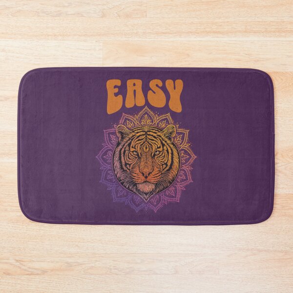 Item preview, Psychedelic Tiger Mandala Distressed Art Print Easy Word Poster Spiritual Jungle Animal Illustration Trippy Boho Decor Bohemian Vibes designed and sold by XanaduHills.