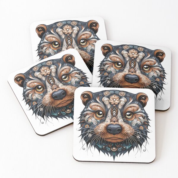Item preview, Otter - Mandela Inspired Design designed and sold by AWildLifeShop.