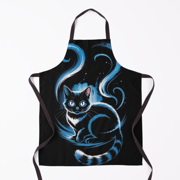 Artikelvorschau, Stylisches Katzenmotiv in blau entworfen und verkauft von YHCreatives.