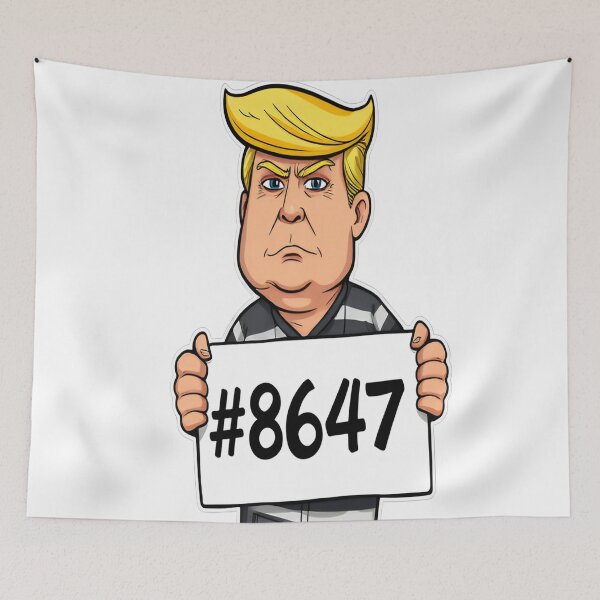 Item preview, Donald Trump Mugshot #8647 - Parody Political Art designed and sold by KoliBabb.