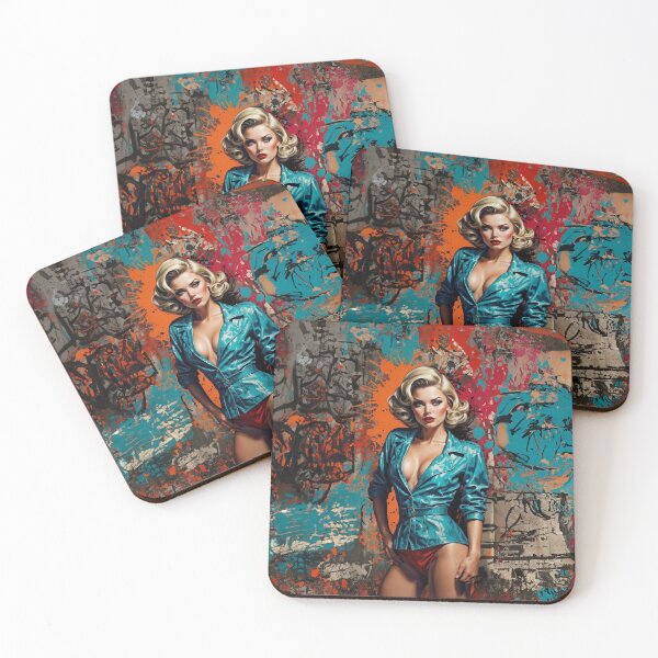 Item preview, Retro Pin-up Girl 66 designed and sold by Made-by-Gus.